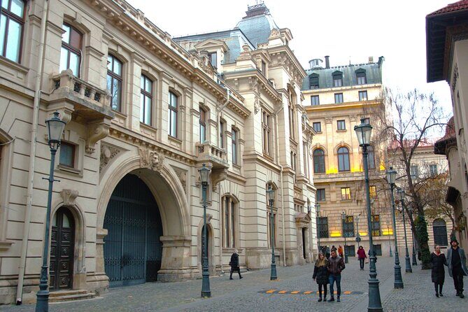 Bucharest in a nutshell - half day private walking tour - National Bank of Romania: pass by, but read the city’s priorities