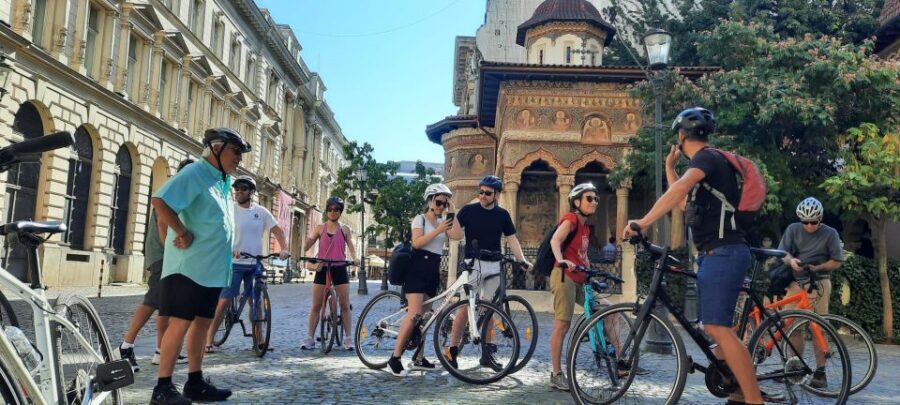 Bucharest Sightseeing Tour - Romanian Atheneum pass-by and the ride along Victoria Boulevard