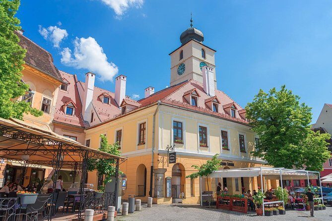 Sibiu City Tour - Private Day Trip from Bucharest - Piaka Mica (Small Square): the quieter square with craft-era clues